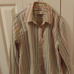Orvis Boys Long Sleeve Casual Button Down Shirt 16